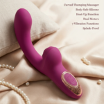 Blaze Heat-Up Thumper Massager – Eggplant - Image 4
