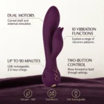 Obsession Desire feature guide with 10 vibration functions and two-button controls.