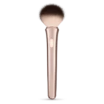 Glimmer rose-gold brush vibrator with a slim handle and two-tone brush head.