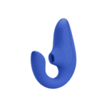 Womanizer Blend in Vibrant Blue, front view on a transparent background